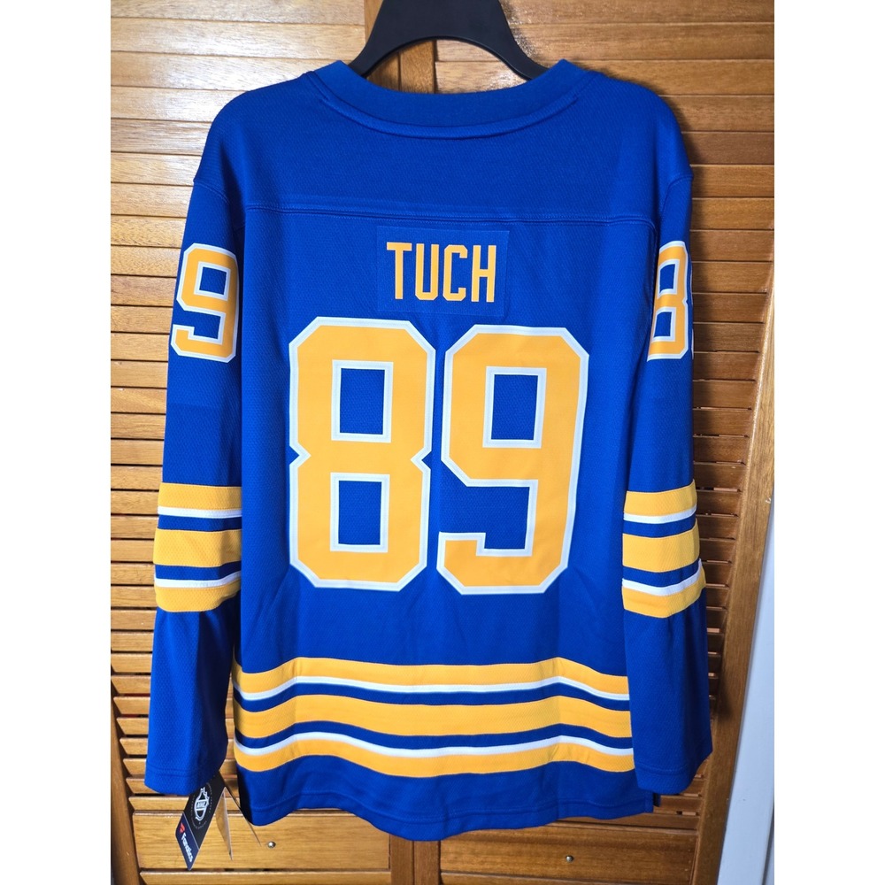 Buffalo Sabres Alex Tuch Fanatics Breakaway Home Jersey Womens Large - Picture 5 of 6